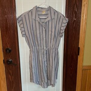 Japna knee length button down dress